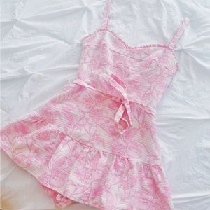 Amanda Uprichard Giacini Romper in Toile Brocade